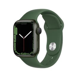 Apple Watch (Series 7) 2021 GPS 41 mm - Alluminio Verde - Cinturino Sport Verde