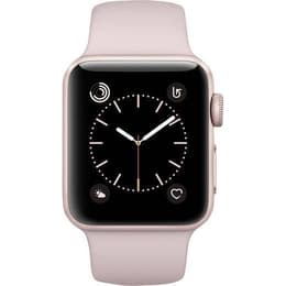 Apple Watch (Series 2) GPS 38 mm - Alluminio Oro rosa - Sport Rosa sabbia