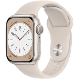 Apple Watch (Series 8) 2022 GPS 41 mm - Alluminio Galassia - Cinturino Sport Galassia