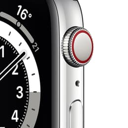 Apple Watch (Series 6) 2020 GPS 44 mm - Alluminio Argento - Cinturino Sport Nero