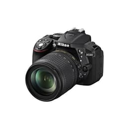 Reflex - Nikon D5300 - Nero + Obiettivo Nikkor 18-105 mm