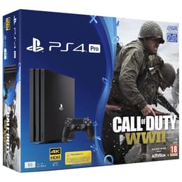 PlayStation 4 Pro 1000GB - Nero + Call of Duty: WWII