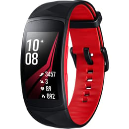 Smart Watch Cardio­frequenzimetro GPS Samsung Gear Fit 2 Pro - Nero/Rosso