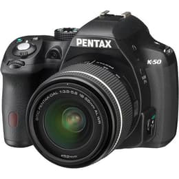 Reflex Camera - Pentax K 50 - Nero + Lente 18-55 mm F / 3.5-5.6 WR