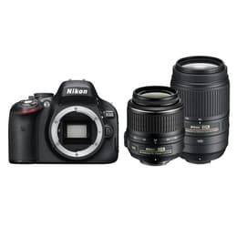 Reflex - Nikon D5100 + Obiettivo Nikkor 18-55mm + Obiettivo Nikkor 55-300mm