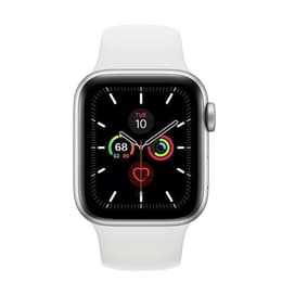 Apple Watch (Series 5) Settembre 2019 40 mm - Alluminio Argento - Cinturino Sport Bianco