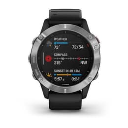 Smart Watch Cardio­frequenzimetro GPS Garmin Fenix 6 - Grigio/Nero