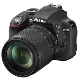 Fotocamera reflex Nikon D3400 - Nera + Obiettivo Nikon AF-S DX Nikkor 18-105 mm f/3.5-5.6G ED VR
