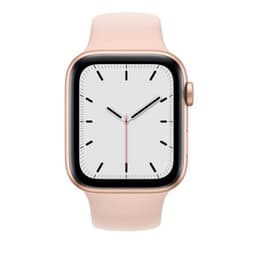 Apple Watch (Series SE) GPS 44 mm - Alluminio Oro - Cinturino Sport Rosa sabbia