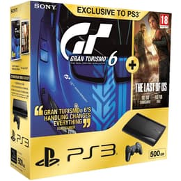 Console PlayStation 3 Ultra Slim 500 GB + Controller + Giochi Gran Turismo 6 Special Edition + The Last Of Us