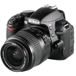 Nikon D3100 SLR - Nero + Obiettivo Nikon AF-S DX Nikkor 18-55mm f / 3.5-5.6G II ED