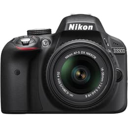 Reflex Nikon D3300 - Nero + Obiettivo Nikon AF-S DX Nikkor G II 18-55 mm f/3.5-5.6G II ED