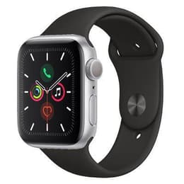 Apple Watch (Series 5) GPS 44 mm - Alluminio Argento - Sport Nero