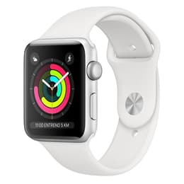 Apple Watch (Series 3) GPS 42 mm - Alluminio Argento - Bianco