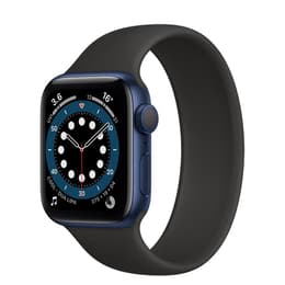 Apple Watch (Series 6) GPS 44 mm - Blu - Cinturino Sport Nero