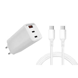 Caricatore + Cavo (USB-C + USB-C) 65W - WTK