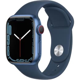 Apple Watch (Series 7) GPS + Cellular 45 mm - Alluminio Blu - Cinturino Sport Blu