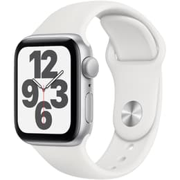 Apple Watch (Series SE) GPS + Cellular 40 mm - Alluminio Argento - Cinturino Sport Bianco