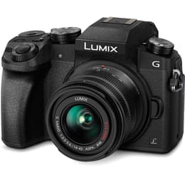 Macchina fotografica ibrida - Panasonic Lumix DMC-G7 - Nero +Obiettivo 14-42 mm F/3.5-5.6 Asph