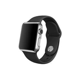 Apple Watch (Series 4) GPS + Cellular 40 mm - Alluminio Argento - Cinturino Sport Nero