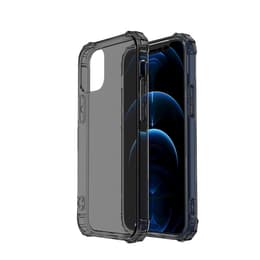 Cover iPhone 12 mini - Silicone - Nero/Trasparente