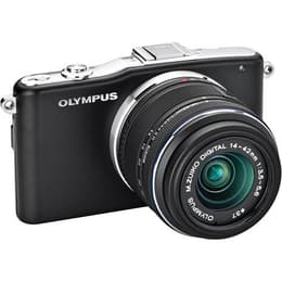 Macchina fotografica ibrida Olympus PEN mini E-PM1 - Nero + Obiettivo Olympus M.Zuiko Digital 14-42 mm f/3.5-5.6 II R