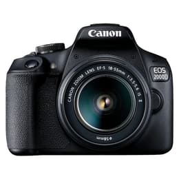 Reflex macchina fotografica Canon EOS 2000D - Nero + Obiettivo Canon EF-S 18-55mm f/4-5.6 IS STM