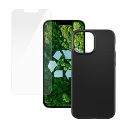 Cover iPhone 13 Pro e shermo protettivo - Plastica - Nero