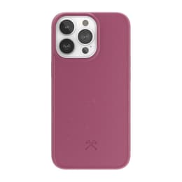 Cover iPhone 14 Pro - Materiale naturale - Rosso