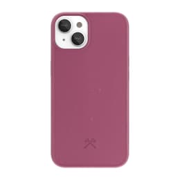 Cover iPhone 14 Plus - Materiale naturale - Rosso