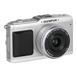 Macchina fotografica ibrida - Olympus Pen E-P1 Bianco + obiettivo Olympus M.Zuiko Digital 14-42mm f/3.5-5.6
