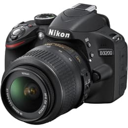 Reflex - Nikon D3200 Nero + obiettivo Nikon AF-S DX Nikkor 18-55mm f/3.5-5.6 VR II