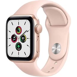 Apple Watch (Series SE) GPS + Cellular 40 mm - Alluminio Oro - Cinturino Sport Rosa sabbia
