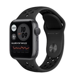 Apple Watch (Series 6) GPS 44 mm - Alluminio Grigio Siderale - Cinturino Cinturino Nike Sport Nero