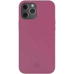 Cover iPhone 12/12 Pro - Materiale naturale - Rosso