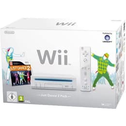 Nintendo Wii + Controller + Just Dance 2 - Bianco