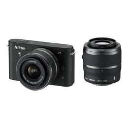 Nikon 1 J1 - Nero + obiettivo Nikkor 1 10-30mm f/3.5-5.6 + 30-110mm f/3.8-5.6
