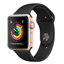 Apple Watch (Series 3) GPS 42 mm - Alluminio Oro - Sport Nero