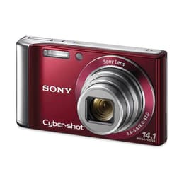 Macchina fotografica compatta Sony DSC-W370 - Rosso + Obiettivo Sony Lens 34-238mm f/3.6-5.6