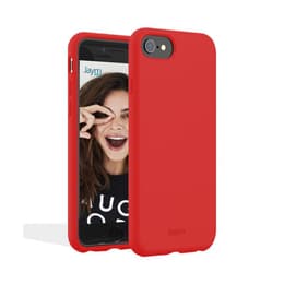 Cover iPhone SE (2022/2020)/8/7/6/6S - Silicone - Rosso