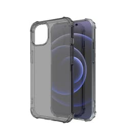Cover iPhone 13 - Silicone - Nero/Trasparente