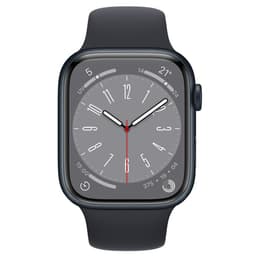 Apple Watch (Series 8) GPS + Cellular 45 mm - Alluminio Mezzanotte - Cinturino Sport Nero
