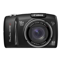 Macchina fotografica compatta Canon PowerShot SX100 IS - Nero + Obiettivo Canon Zoom Lens 36–360 mm f/2.8–4.3