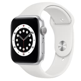 Apple Watch (Series 6) GPS 40 mm - Alluminio Argento - Cinturino Sport Bianco