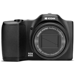 Macchina fotografica compatta - Kodak Pixpro FZ102 - Nero + Obiettivo PixPro Aspheric Zoom Lens 24-240mm f/3.6-6.7