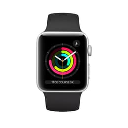 Apple Watch (Series 3) GPS 42 mm - Alluminio Argento - Sport Nero