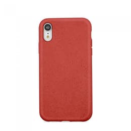 Cover iPhone XR - Materiale naturale - Rosso