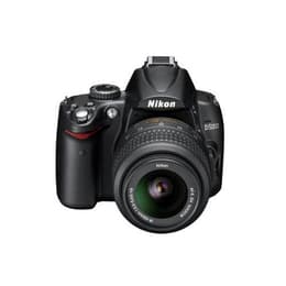 Reflex - Nikon D5000 - Nero + Obiettivo Nikon AF-S DX Nikkor 18-55mm f/3.5-5.6G VR + Nikon AF-S DX Nikkor 55-200mm f/4-5.6G ED VR