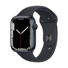 Apple Watch (Series 7) GPS 45 mm - Alluminio Nero siderale - Cinturino Sport Nero