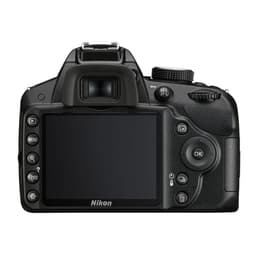 Reflex - Nikon D3200 Nero + obiettivo Nikon DX Nikkor AF-S 18-55mm f/3.5-5.6G